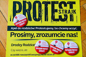 Забастовка учителей в Польше продолжается